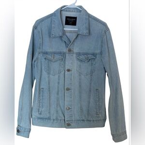 Sunrise Kingdom Classic Light Blue Denim Long Line Jacket SzM